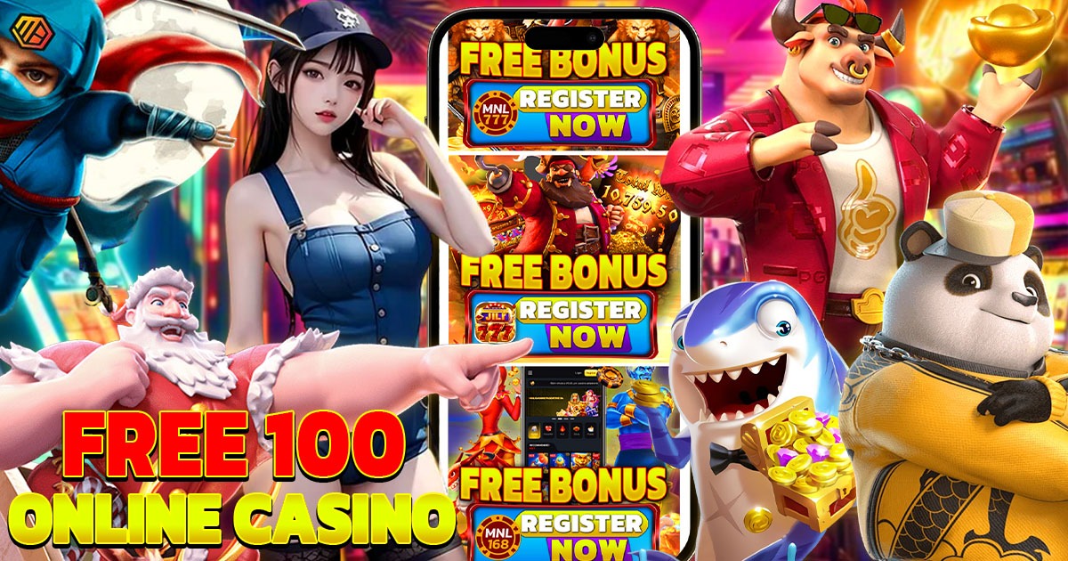 online casino free 100